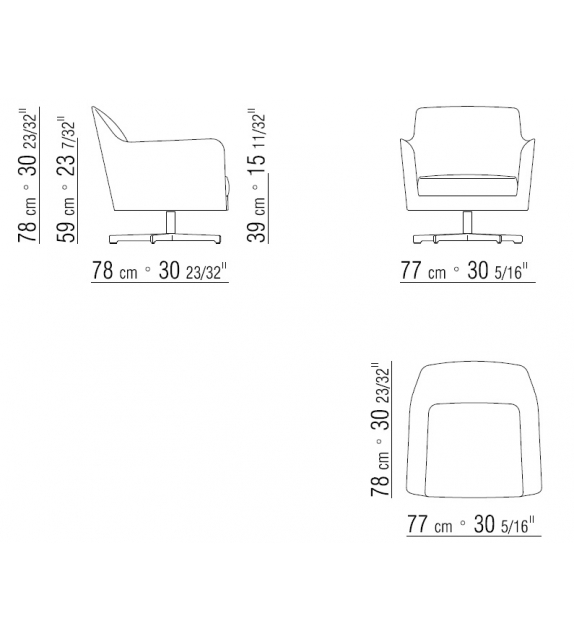 Luce Flexform Armchair