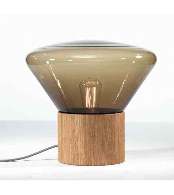 Muffins wood 01 lampada da tavolo/terra