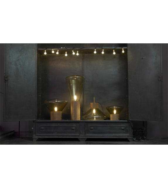 Muffins wood 04 lampada da tavolo/terra