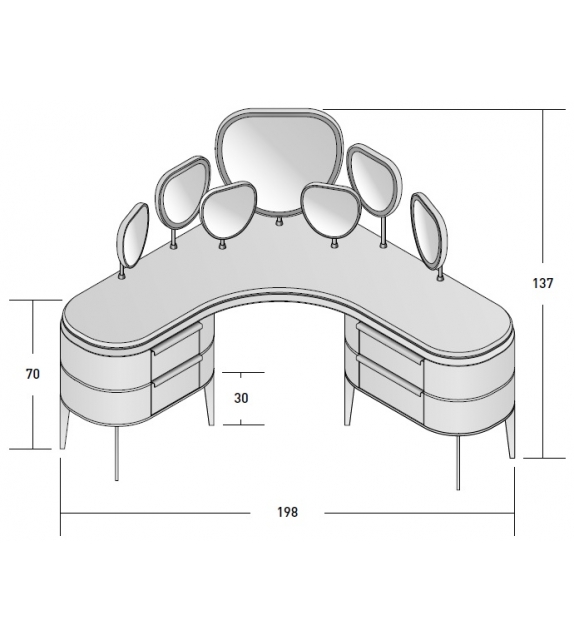 Kara Natevo Dressing Table