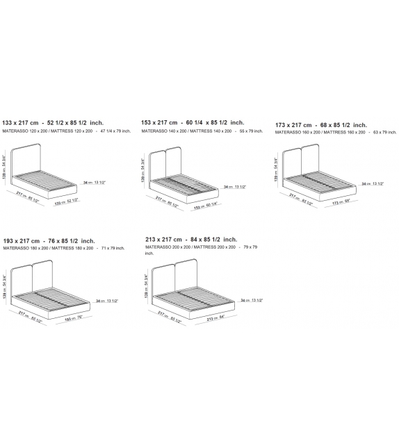 Palazzo Arflex Letto