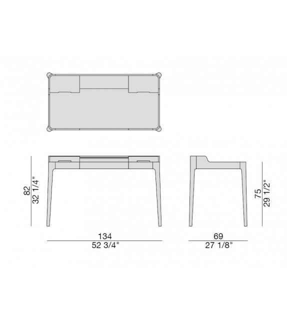 Saffo Cuoio Porada Escritorio