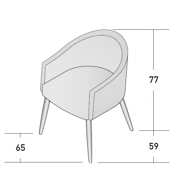 Tekton Natevo Chaise Rembourrée