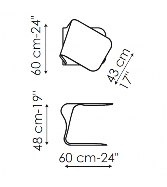 Duffy Bonaldo Mesa Auxiliar