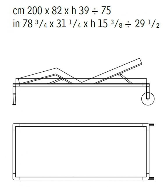 Gea Giorgetti Sonnenliege