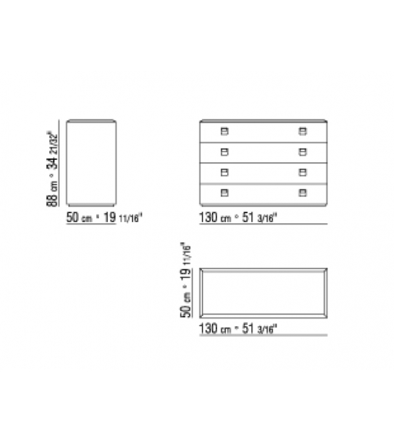 Rafael Flexform Cassettiera