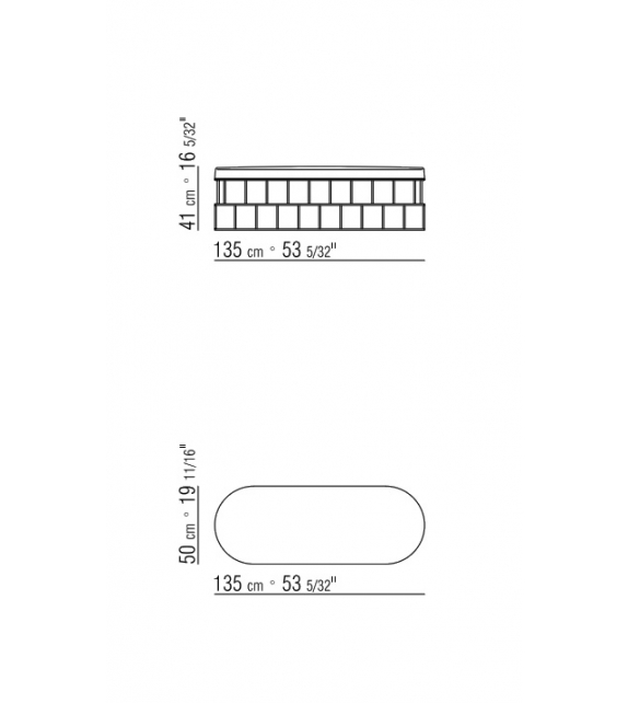 Riviera Flexform Bench