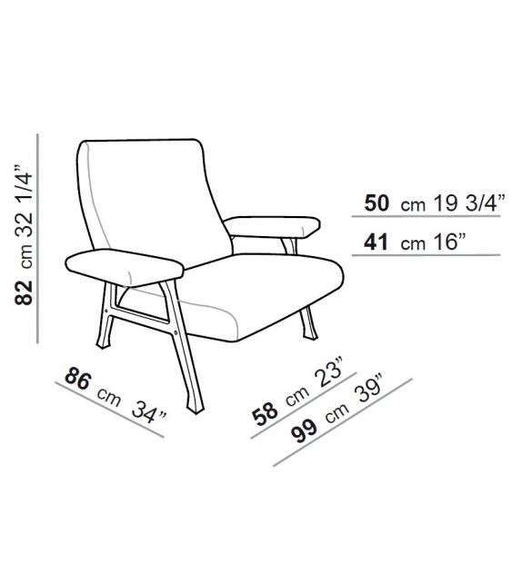 Hall Arflex Armchair