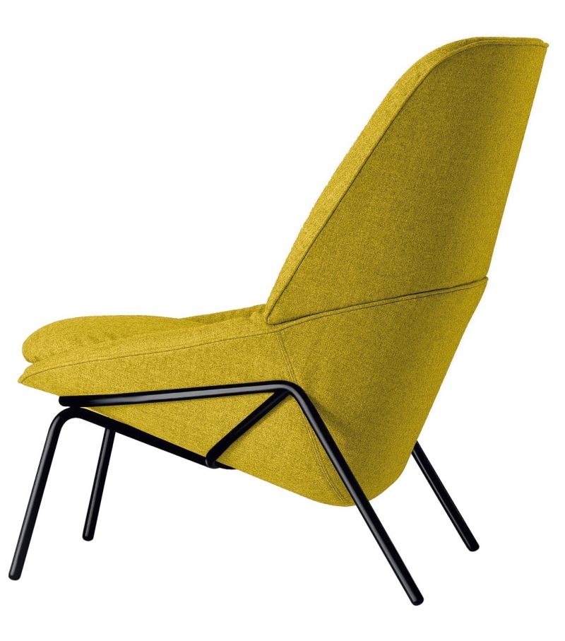 Ladle Arflex Poltrona con Base in Metallo