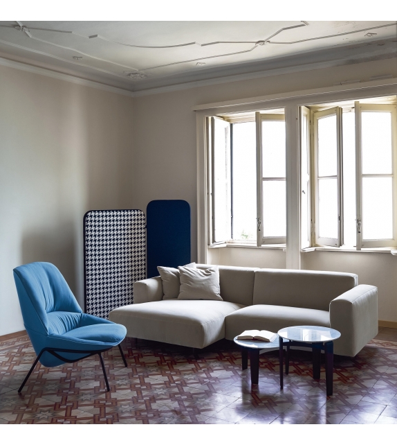 Ladle Arflex Poltrona con Base in Metallo