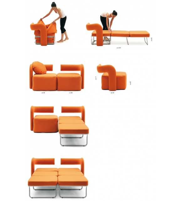 Virgola Campeggi Armchair-Bed