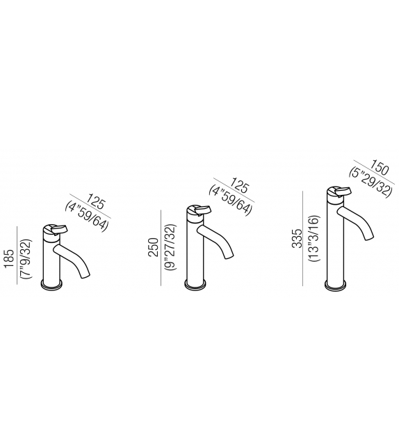 Square Agape Robinet Monotrou