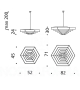 Lampada Esagonale Artemide Hängeleuchte