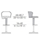 Ode Giorgetti Swivel Bar Stool