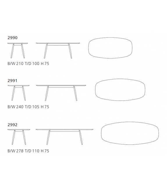 Moualla Walter Knoll Tavolo