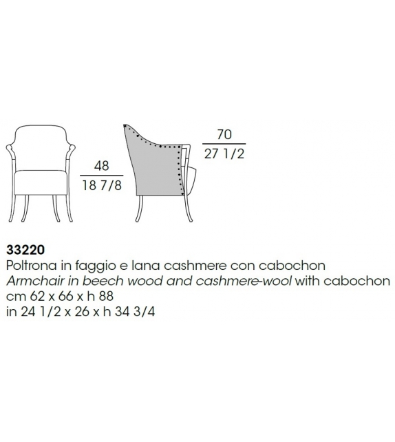 Progetti Fashion Kamet Giorgetti Poltrona