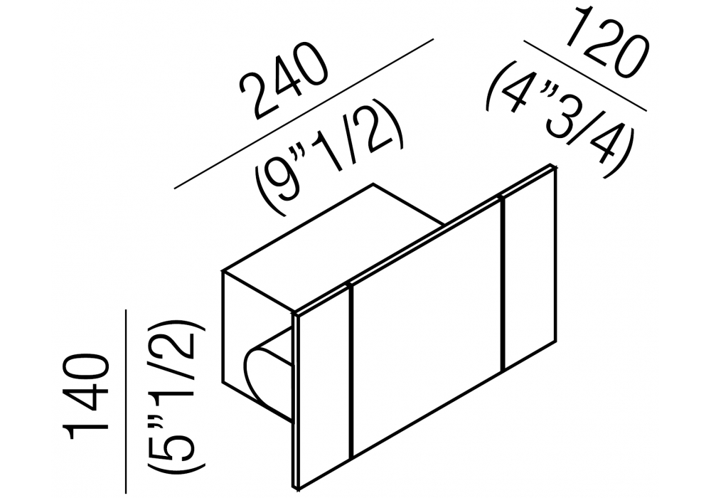 Sen Agape Wandmontierte Bedienung - Milia Shop