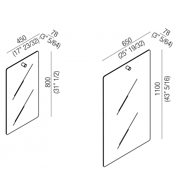 Dot Line Agape Miroir