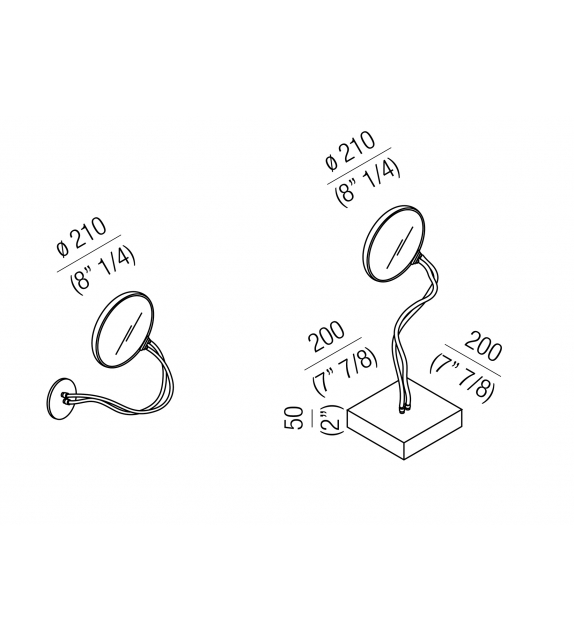 Bucatini Agape Miroir