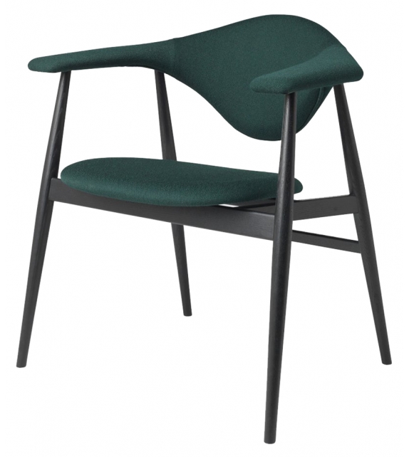 Masculo Gubi Silla con Base de Madera