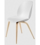 Beetle Dining Gubi Silla con Base en Madera