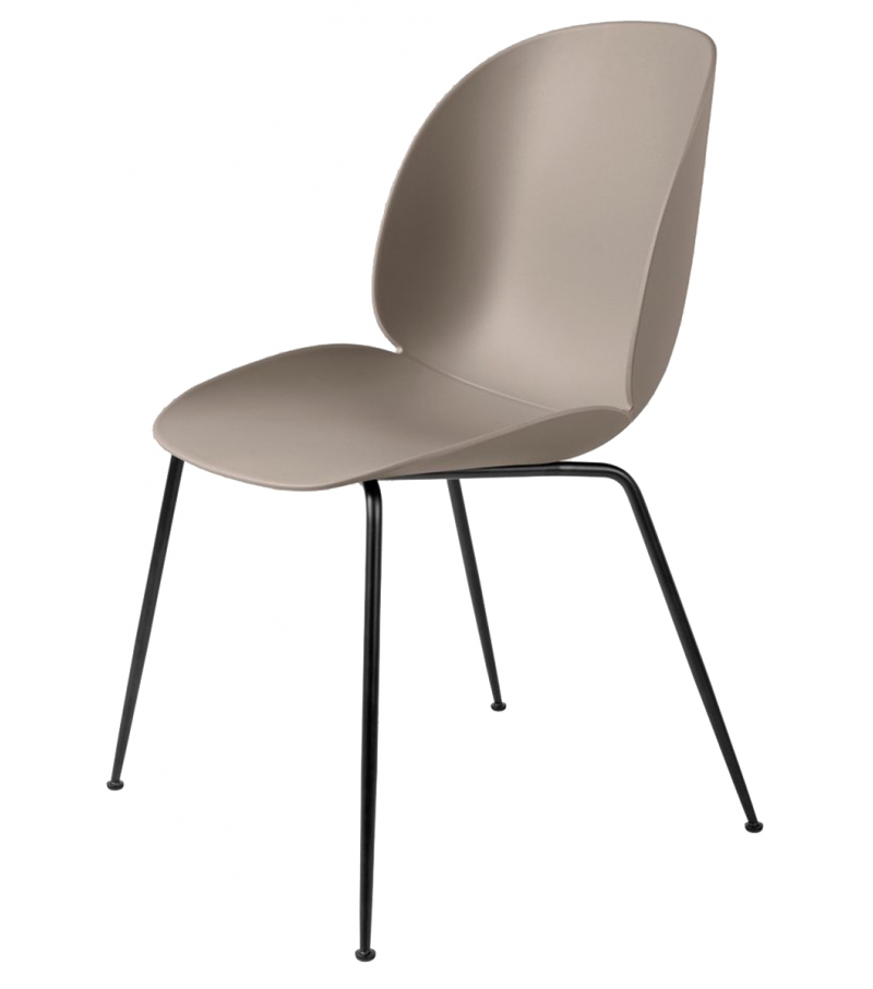 Beetle Dining Gubi Stuhl mit Konische Basis