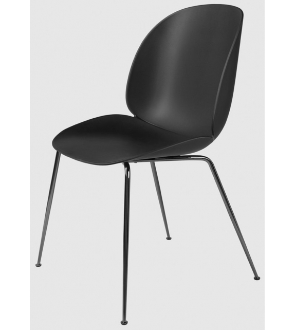 Beetle Dining Gubi Stuhl mit Konische Basis