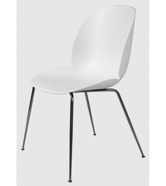 Beetle Dining Gubi Stuhl mit Konische Basis