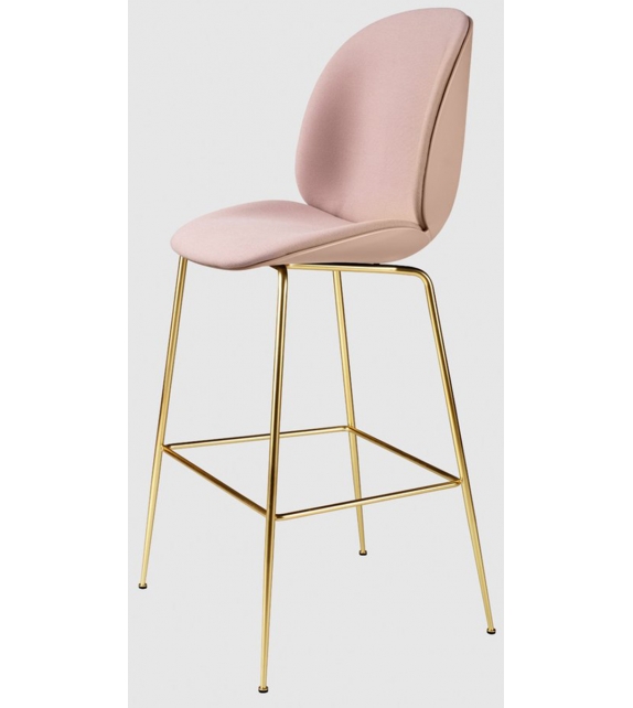 Beetle Gubi Silla Bar Revestida Frontalmente