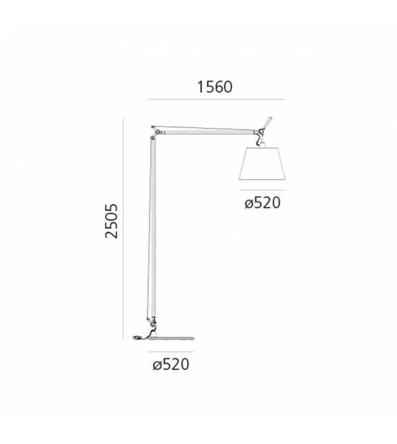 Tolomeo Maxi Artemide Lampada da Terra