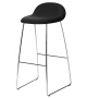 3D Gubi Polster Hocker mit Kufengestell