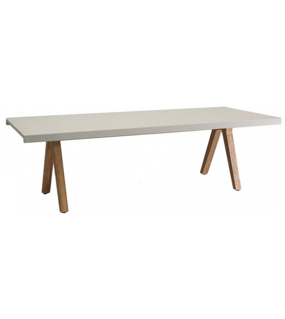 Vieques Kettal Mesa Comedor Con Patas De Madera