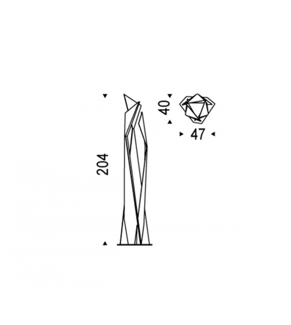 Thriller Cattelan Italia Lámpara de Pie