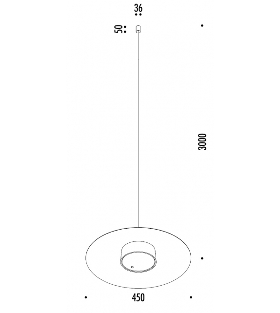 QuiQuoQua Davide Groppi Suspension Lamp