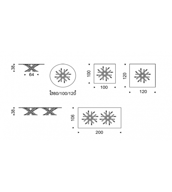 Atari Cattelan Italia Coffee Table