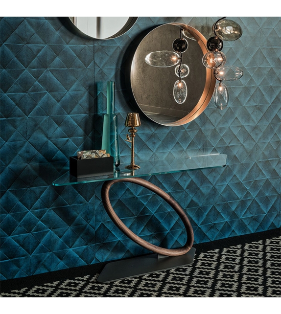 Tour Cattelan Italia Console with Glass Top