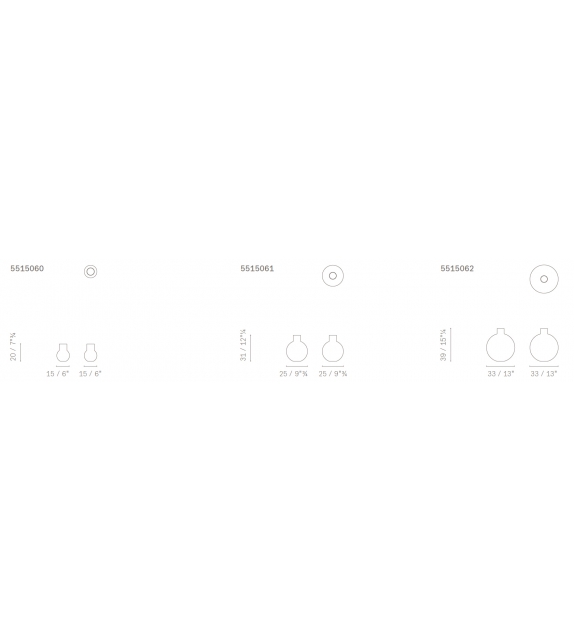 Poltrona Frau Gli Oggetti - Blue Pallo Vase