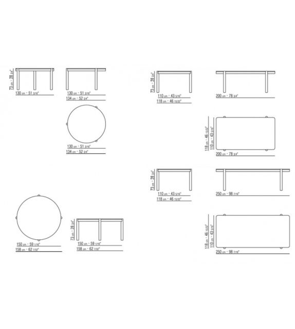 Gustav Flexform Table