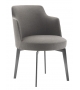 Hera Flexform Small Armchair with Metal Legs