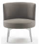 Hera Flexform Fauteuil avec Jambes en Métal