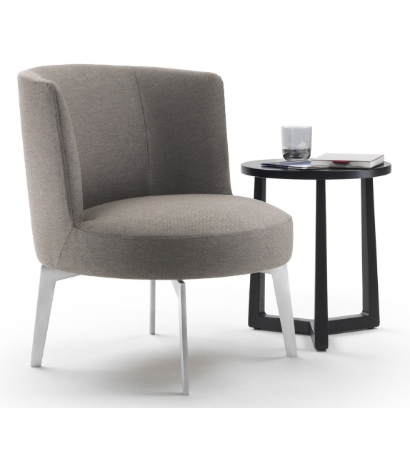 Hera Flexform Poltrona con Gambe in Metallo