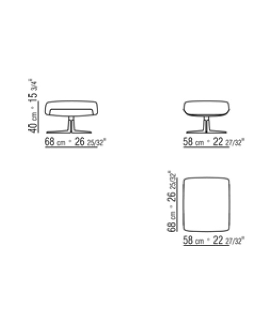 Sveva Flexform Repose Pieds