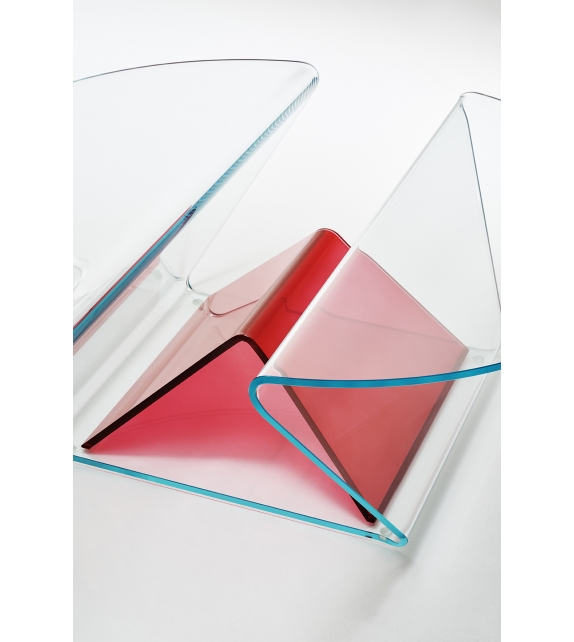 Plissé Glas Italia Couchtisch