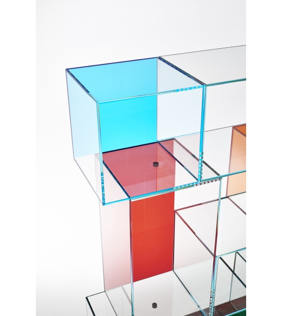 Quantum Glas Italia Bücherregal