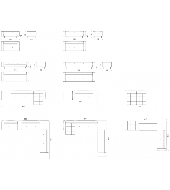 Erei DePadova Canapé Modulable