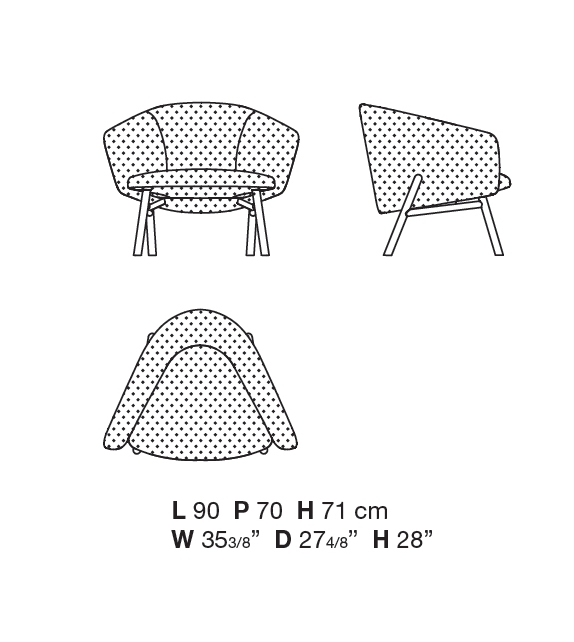 Tuile Kristalia Fauteuil