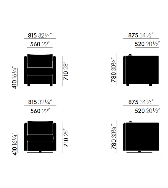 Mariposa Club Vitra Butaca