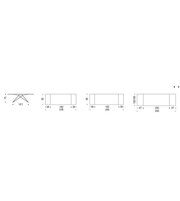 Premier Keramik Drive Cattelan Italia Table