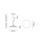 Loop F35 Fabbian Lampada a Sospensione