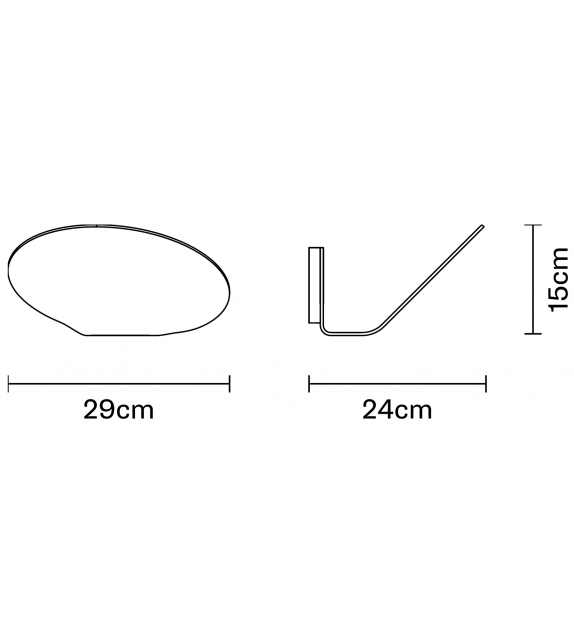 Glu F31 Fabbian Lámpara de Pared